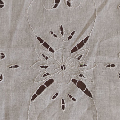 Cutwork white table linen set and gift cotton from India new
