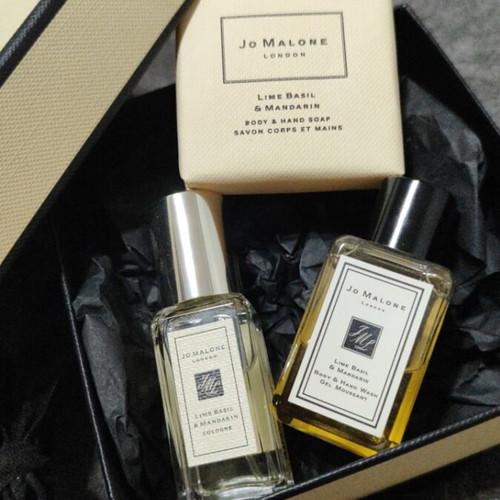 Jo Malone Beauty Box Set new, perfume Lime Basil Mandarin 9ml