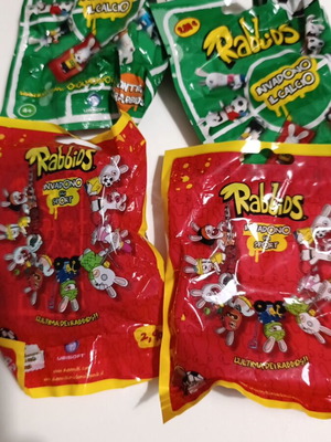 Rabbids blind bags new, pack of 4