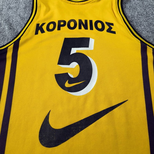 Matchworn Nike basketball jersey Angelos Koronios AEK 2000-2001 like new