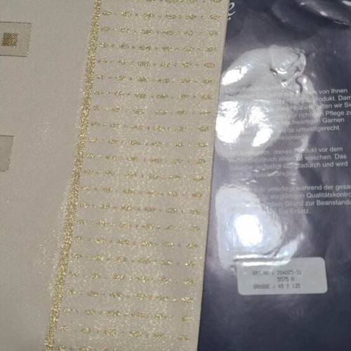 Interx runner new with gold metallic lurex threads, 45x1.35