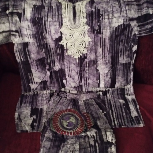 African men's traditional dashiki set 3 pieces new, size XXL/3XL