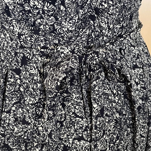Dress, white and blue, size S / 36 / 8