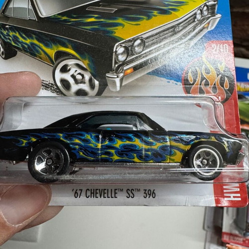 Hot Wheels 67 Chevelle SS 396 diecast car