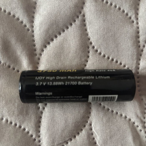 21700 vape battery used 3750 mAh for electronic cigarette