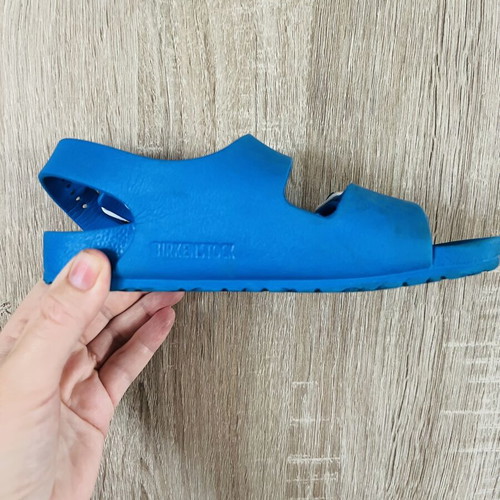 Birkenstock sandals like new, size 30, white and blue