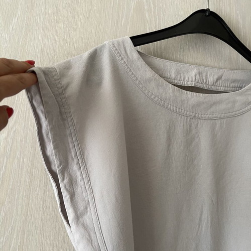 Zara blouse used, grey, size M
