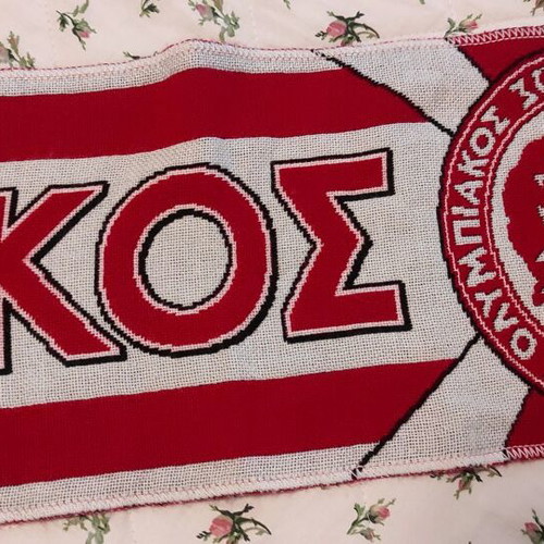 Olympiakos scarf, authentic