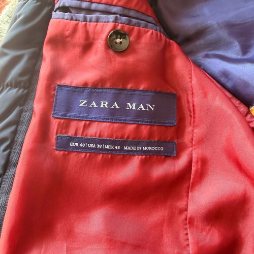Zara men's jacket used gray size S
