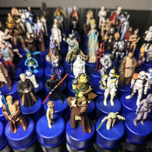 Star Wars Pepsi Bottle Cap Figures used, pack of 78
