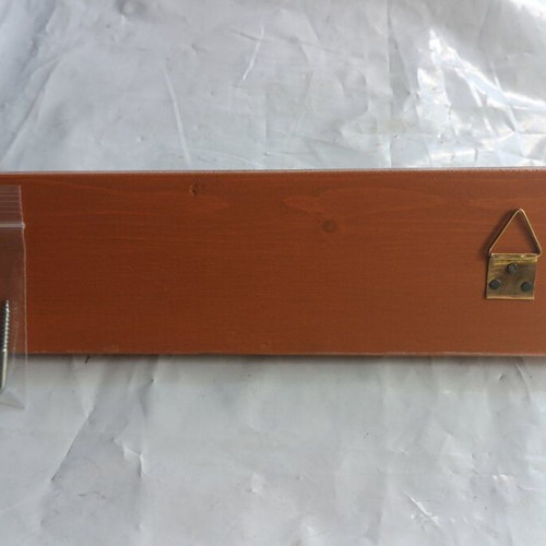 Handmade wooden coat rack 60cm new, with 5 double hooks