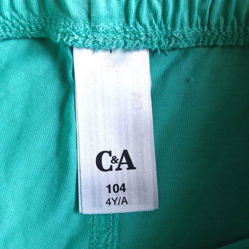 C&A Boys' Shorts turquoise 4Y new, cotton, fun print