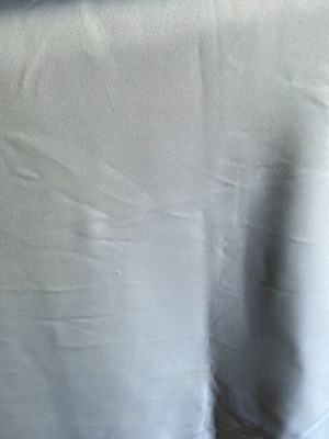 White tablecloth new with hem, plain crêpe fabric 1.80x85cm