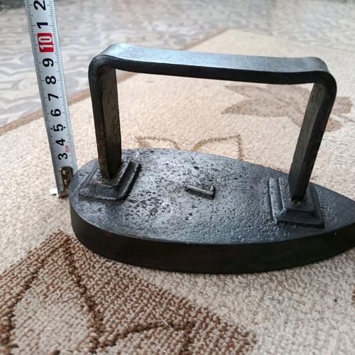 Old cast iron iron used