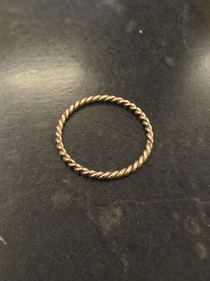 Ring in gold color stainless steel like new with ancient Greek style