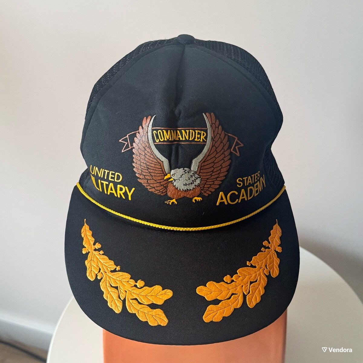 USMA Military Commander Cap used, black… - € 25,00 - Vendora.cy