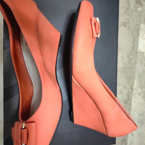 Melissa shoes size 40 used, pink and orange