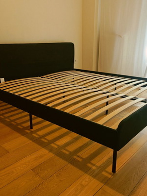 IKEA Slattum Bed 180x200 Anthracite Like New