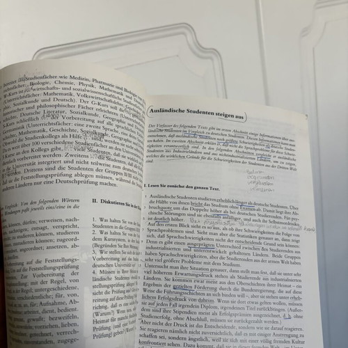 Deutsch für Studenten Text- und Übungsbuch used