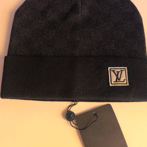 Lv Beanie new, one size, black and gray
