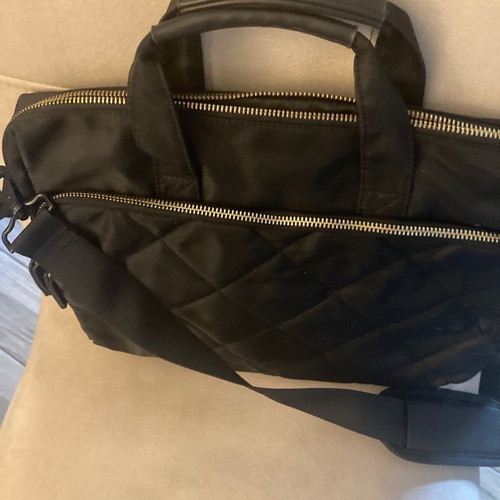 Laptop quilted bag new with one front pocket
