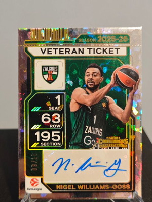 Nigel Williams-Goss Panini Contenders 2025-2026 κάρτα με αυτόγραφο καινούργια