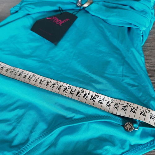 Crool one-piece swimsuit turquoise new S/M