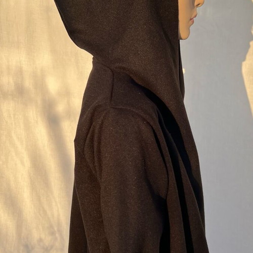 Coat - Robe like new, black, size S, Newcollection