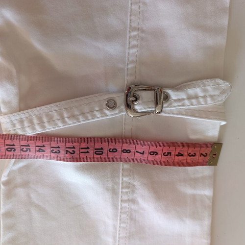 Le Group Woman White Summer Pants XS like new, elastic