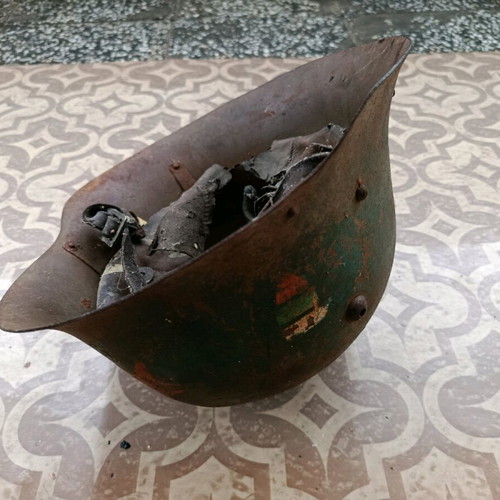 Helmet old military used