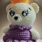 Handmade princess teddy bear new