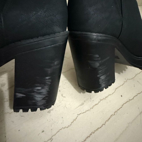 H&M ankle boots used, black, 10cm heel, size 37