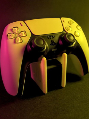 PlayStation 5 Controller Stand 3D Printed with Logo