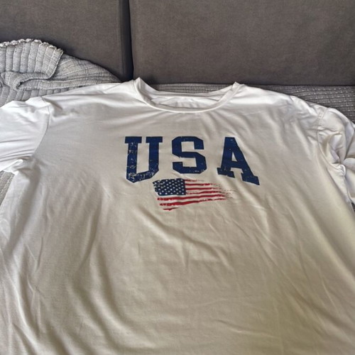 Men's T-shirt new, white, sizes XL and XXL