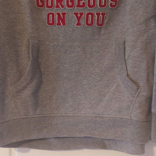 H&M grey sweatshirt with wide fit and fleece lining, like new