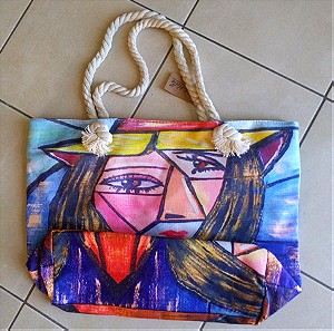 Modern art lady bag