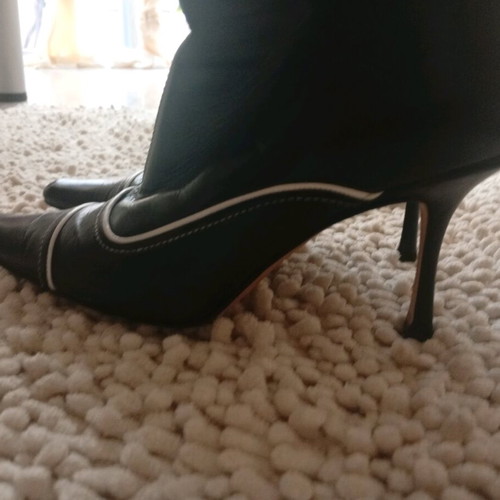 Jimmy Choo Black Boots Like New 39.5 With Zipper