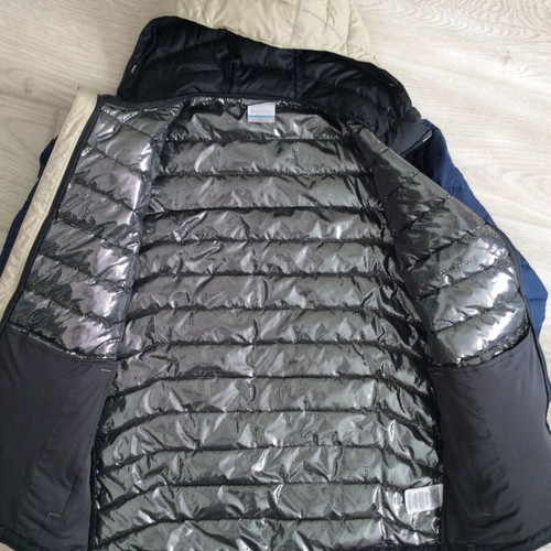 Columbia Powder Lite Hooded Jacket size S like new, khaki