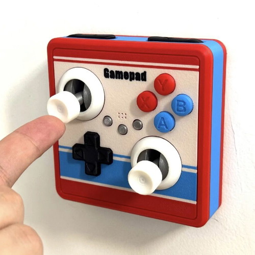 3D Retro Gamepad Switch Cover new, double switch