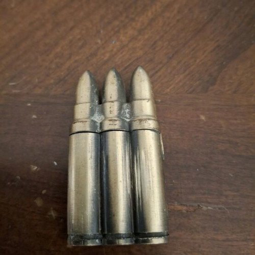 Hunter Bullet Lighter used, triple bullet design, collectible