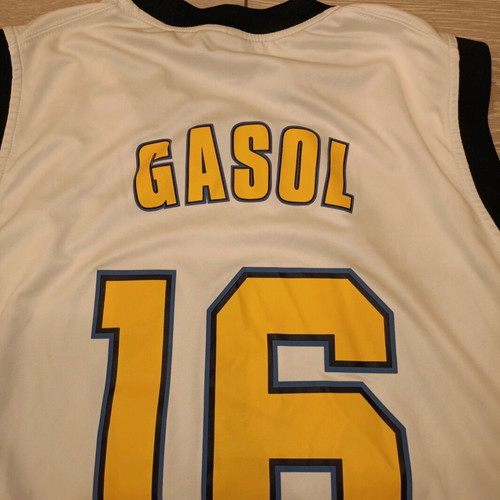Pau Gasol Basketball Jersey used, authentic replica, size Medium