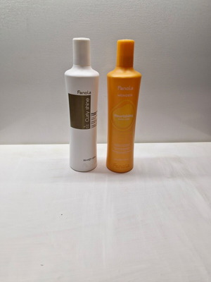 Fanola shampoo and conditioner used for curly and dry hair