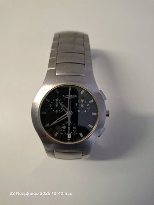 Longines Oposition watch like new, silver, men's