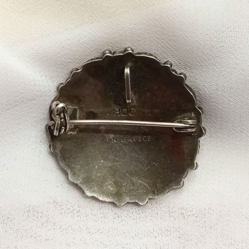 Silver pin 800 vintage like new, handmade