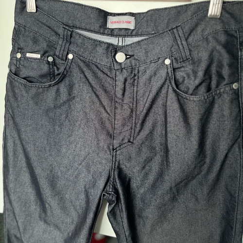 Versace Classic men's pants, size 33, blue