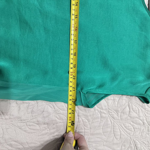 Sleeveless Top Access Fashion emerald green like new, S/M