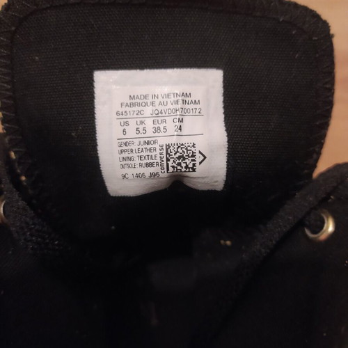 Converse All Star limited edition sneakers, like new, size 38.5, multicolor