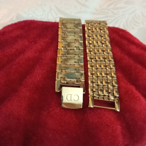 CD bracelet vintage gold filled plaque like new