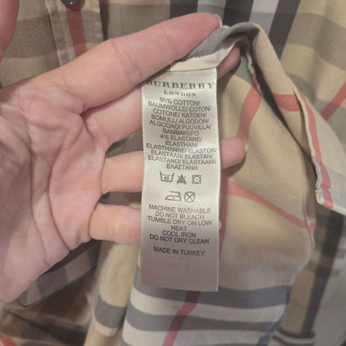 Burberry shirt like new, beige, size L
