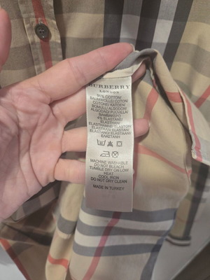 Burberry shirt like new, beige, size L